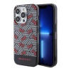 Чехол Hello Kitty PC/TPU Bows and Stripes для iPhone 15 Pro. Цвет: черный