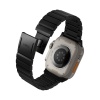 Ремешок из стали Uniq Strova MAG Strap Link Steel для Apple Watch 42/44/45/49мм. Цвет: черный