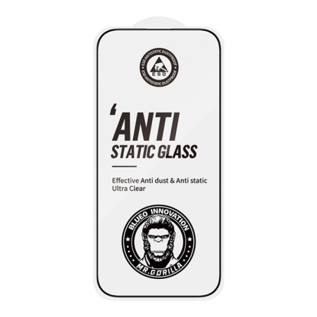 Защитное стекло BlueO Narrow border Anti-Static для iPhone 16/15