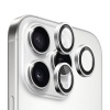 Защитное стекло BlueO Camera lens 99-AR PVD Alloy д/камеры iPhone 16 P/16 PM (3 шт.). Цвет: серебро