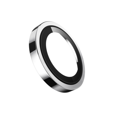Защитное стекло BlueO Camera lens 99-AR PVD Alloy д/камеры iPhone 16 P/16 PM (3 шт.). Цвет: серебро