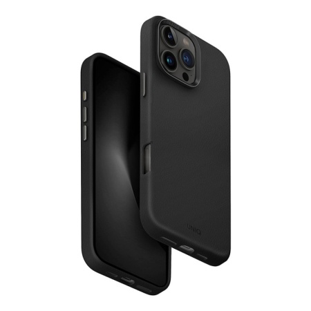 Чехол защитный Uniq Lyden Black MagSafe для iPhone 16 Pro Max. Цвет: черный