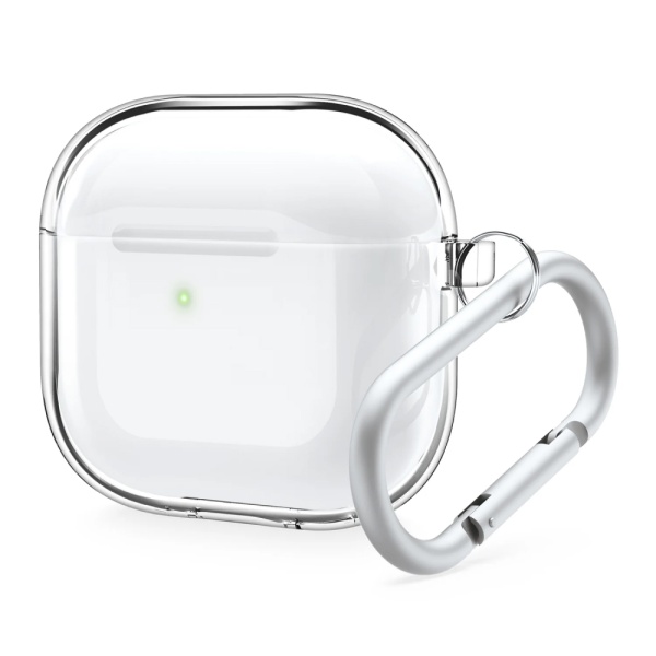 Чехол Elago Clear Hang case для AirPods 4, силикон. Цвет: прозрачный