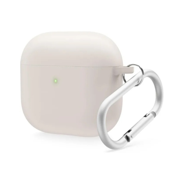 Чехол Elago Liquid Hang case для AirPods 4, силикон. Цвет: серый