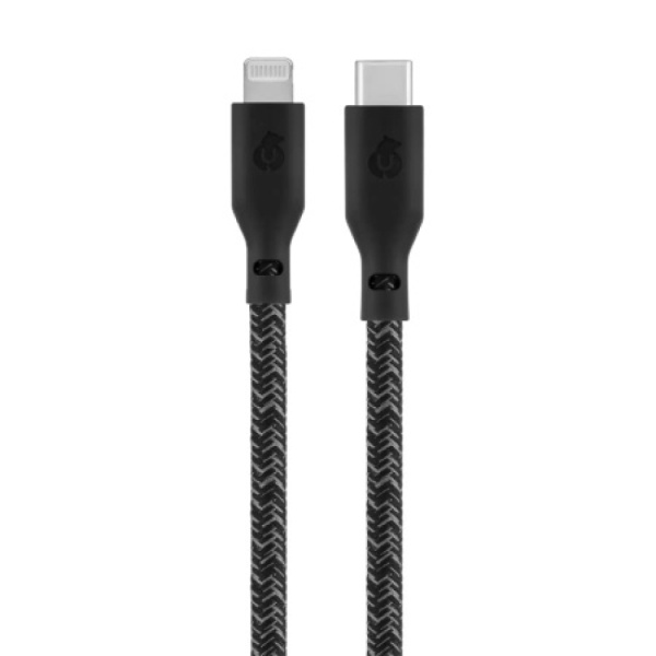Кабель uBear Trend Cable USB-C - Lightning, 1.2м. Цвет: черный