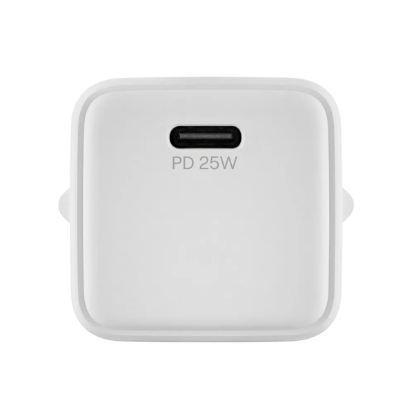 Адаптер питания uBear Wall charger Bridge Type-C 25W + кабель USB-C - USB-C. Цвет: белый
