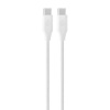 Адаптер питания uBear Wall charger Bridge Type-C 25W + кабель USB-C - USB-C. Цвет: белый