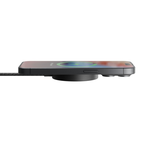 Беспроводное з/у Native Union SnapStand Magnetic Wireless Charger, MagSafe, 15W. Цвет: черный