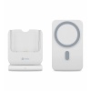 Портативный аккумулятор EnergEA  Bazic GoMag FLEX 10K, Magnetic wireless 15Вт, 10000mAh. Цвет:белый