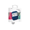 Чехол vlp Charm Case для AirPods 4, силикон. Цвет: темно-синий
