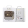 Чехол Guess PU leather 4G with metal logo and charm для AirPods Pro 2. Цвет: коричневый