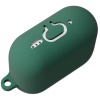 Чехол vlp Charm Case для AirPods 4, силикон. Цвет: темно-зеленый