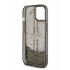 Чехол Guess Liquid Glitter Gold Stripes Hard для iPhone 15 Pro Max. Цвет: черный