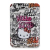 Магнитный бумажник Hello Kitty Cardslot MagSafe PU leather Graffiti Tags. Цвет: бежевый