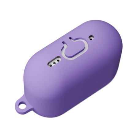 Чехол vlp Charm Case для AirPods 4, силикон. Цвет: лавандовый