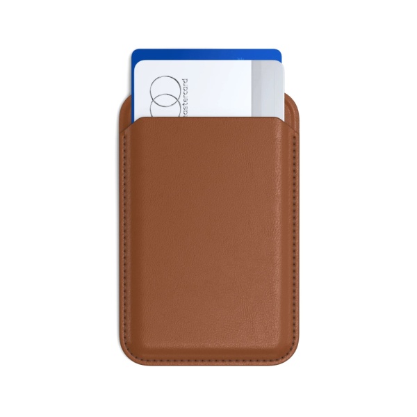 Магнитный бумажник с подставкой Satechi Magnetic Wallet Stand. Цвет: коричневый