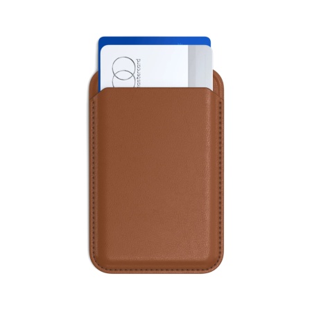 Магнитный бумажник с подставкой Satechi Magnetic Wallet Stand. Цвет: коричневый