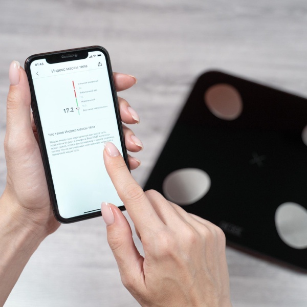 Умные диагностические весы Picooc Mini Lite. Цвет: черный