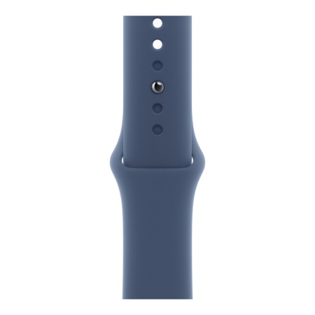 Apple Watch SE (2024), 40мм, корпус из алюминия серебристого цвета, Спортивный ремешок (S/M)