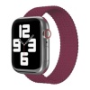 Ремешок нейлоновый плетёный VLP для Apple Watch 38мм/40мм/41мм, L/XL, 2 шт. Цвет: марсала