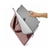 Сумка Tomtoc Laptop TheHer Light-A21 Dual-color Slim Laptop Handbag для ноутбуков 13.5".Цвет: малина
