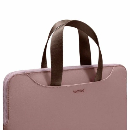 Сумка Tomtoc Laptop TheHer Light-A21 Dual-color Slim Laptop Handbag для ноутбуков 13.5".Цвет: малина