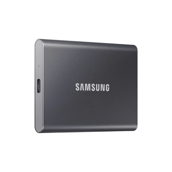 Внешний SSD диск Samsung T7 R1050/W1000 Мб/сек, USB 3.2, 2 Тб. Цвет: серый