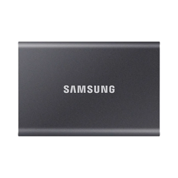 Внешний SSD диск Samsung T7 R1050/W1000 Мб/сек, USB 3.2, 2 Тб. Цвет: серый
