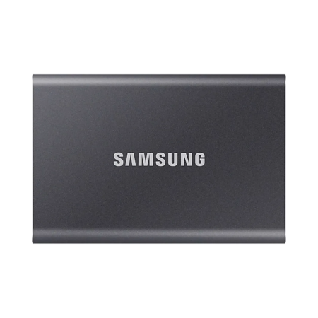 Внешний SSD диск Samsung T7 R1050/W1000 Мб/сек, USB 3.2, 2 Тб. Цвет: серый