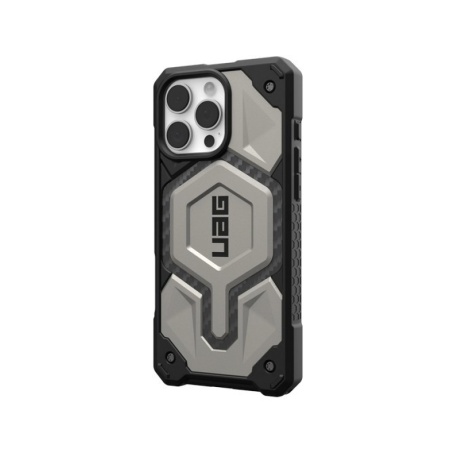 Чехол UAG Monarch Pro для iPhone 16 Pro. Цвет: серый