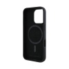Чехол Lagerfeld Liquid Silicone NFT Karl & Choupette Head MagSafe для iPhone 16 Pro. Цвет: черный