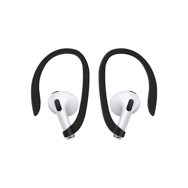 Чехол UNIQ NEXO для AirPods 4, силикон с карабином и заушинами. Цвет: оранжевый
