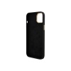 Чехол Guess Liquid silicone with 4G Diamond metal logo Hard для iPhone 15. Цвет: черный