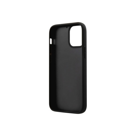 Чехол Lagerfeld для iPhone 12/12 Pro 3D Rubber Karl's head. Цвет: черный
