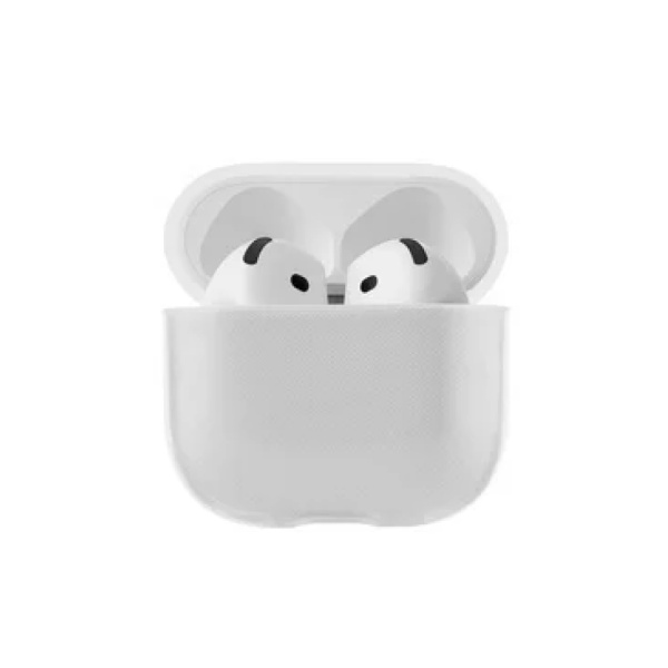 Чехол uBear Tone для AirPods 4, силикон. Цвет: прозрачный