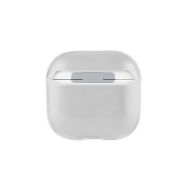 Чехол uBear Tone для AirPods 4, силикон. Цвет: прозрачный
