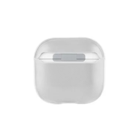 Чехол uBear Tone для AirPods 4, силикон. Цвет: прозрачный