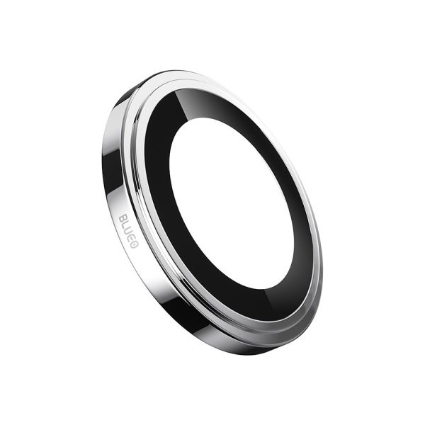 Защитное стекло BlueO Camera lens SAPPHIRE Alloy д/камеры iPhone 16 P/16 PM (3 шт.). Цвет: серебро