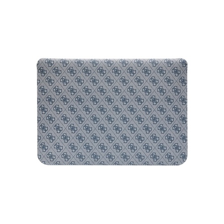 Чехол Guess Sleeve 4G Bottom stripe Metal logo для ноутбуков 13"/14". Цвет: синий