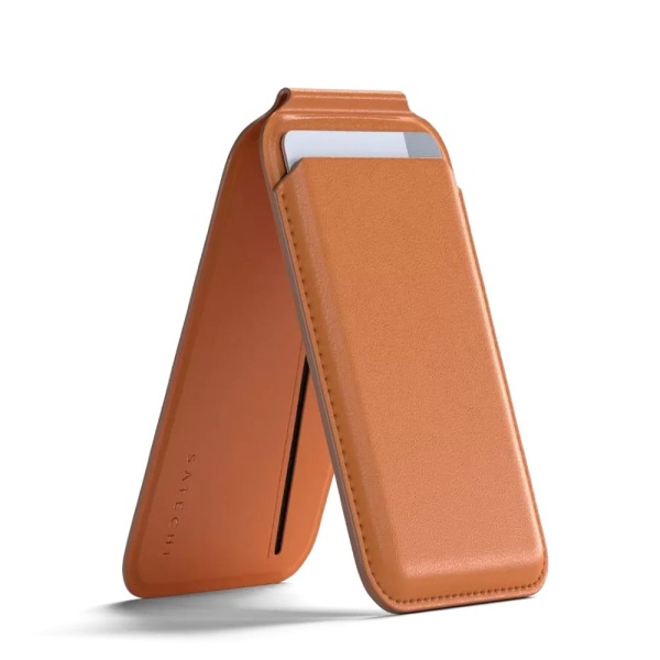Магнитный бумажник с подставкой Satechi Magnetic Wallet Stand. Цвет: оранжевый