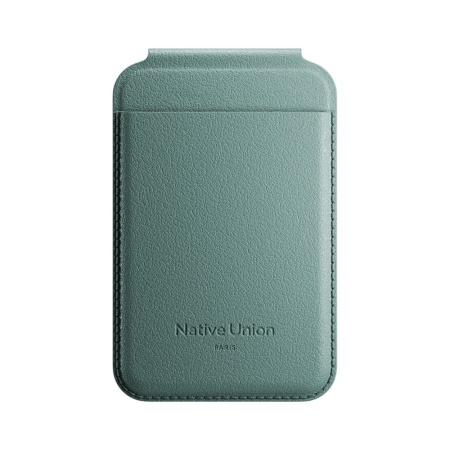 Магнитный бумажник с подставкой Native Union ACTIVE WALLET STAND. Цвет: зеленый