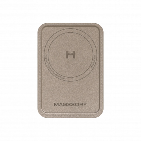 Магнитный бумажник Magssory Duo с Magsafe ACL011. Цвет: латте
