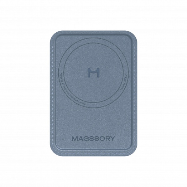 Магнитный бумажник Magssory Duo с Magsafe ACL011. Цвет: кобальт