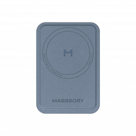 Магнитный бумажник Magssory Duo с Magsafe ACL011. Цвет: кобальт