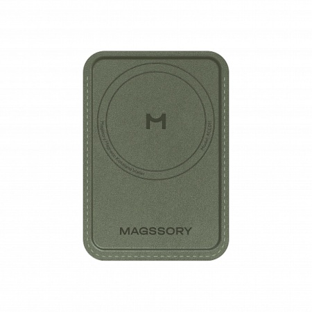 Магнитный бумажник Magssory Duo с Magsafe ACL011. Цвет: хаки