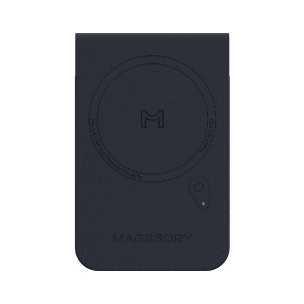Магнитный бумажник Magssory Geotag Magnetic Flip Wallet с Magsafe ACL003. Цвет: синий 