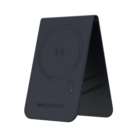 Магнитный бумажник Magssory Geotag Magnetic Flip Wallet с Magsafe ACL003. Цвет: синий 