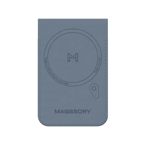 Магнитный бумажник Magssory Geotag Magnetic Flip Wallet с Magsafe ACL003. Цвет: кобальт 