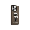 Чехол Lagerfeld PC/TPU NFT Karl Ikonik для iPhone 15 Pro. Цвет: прозрачный/чёрный