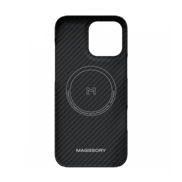 Чехол защитный Magssory CFB029 Magsafe для iPhone 16 Pro Max. Цвет: черный